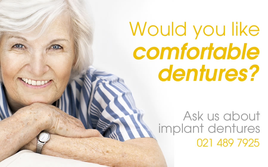 would you like comfortable dentures? contact elmwood dental